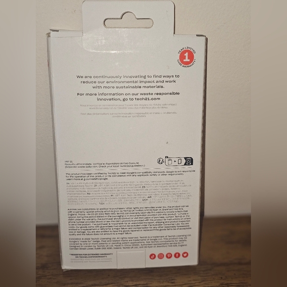 Tech 21 EvoCheck Flexshock for Google Pixel 7 - Smoky Black - Picture 2 of 2